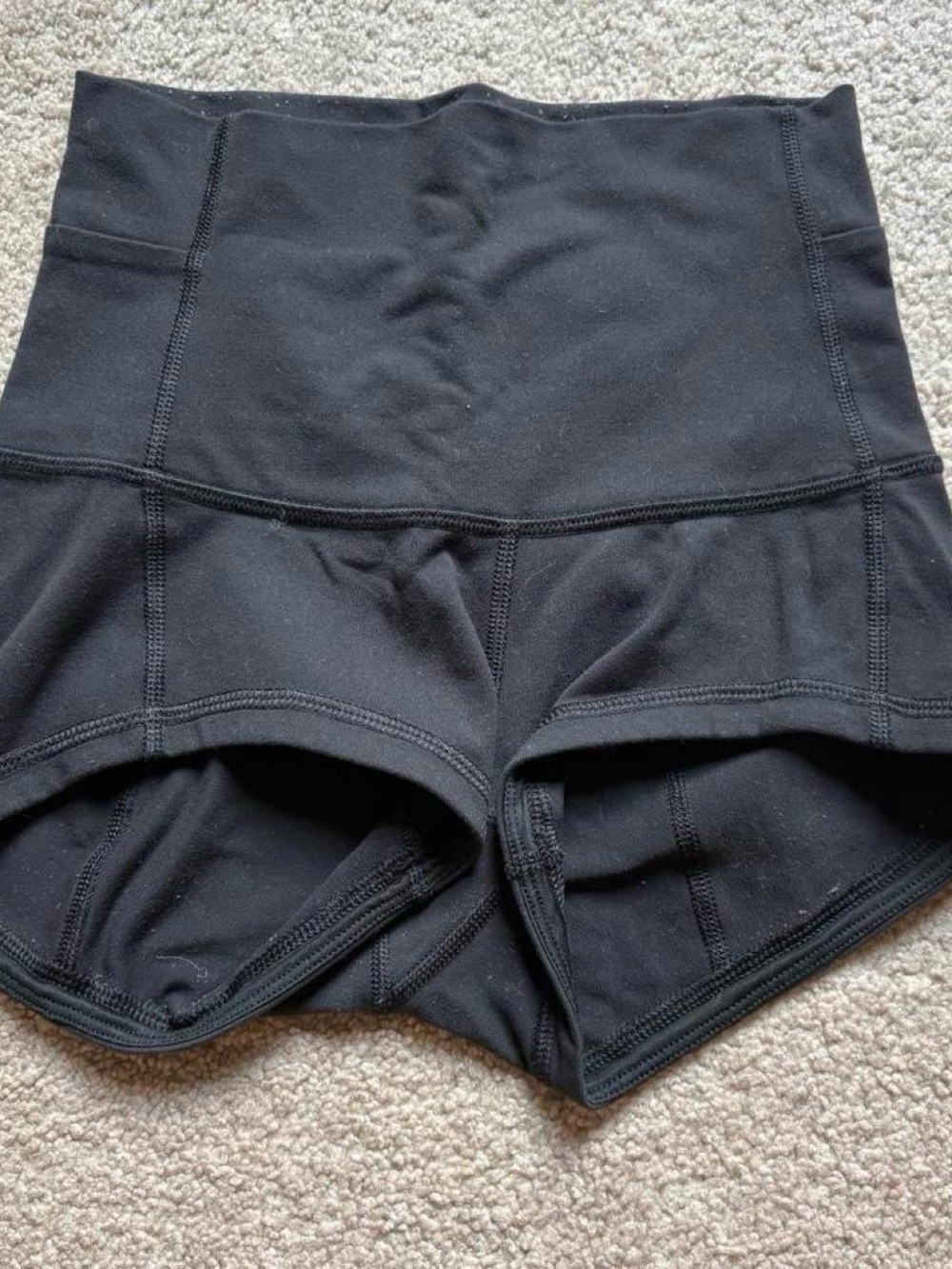 lululemon athletica Black High-Rise Athletic Shorts